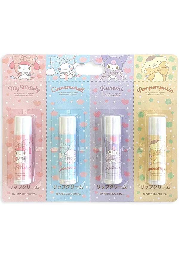 Adorable Sanrio Character Lip Balm Set for Soft and Smooth Lips