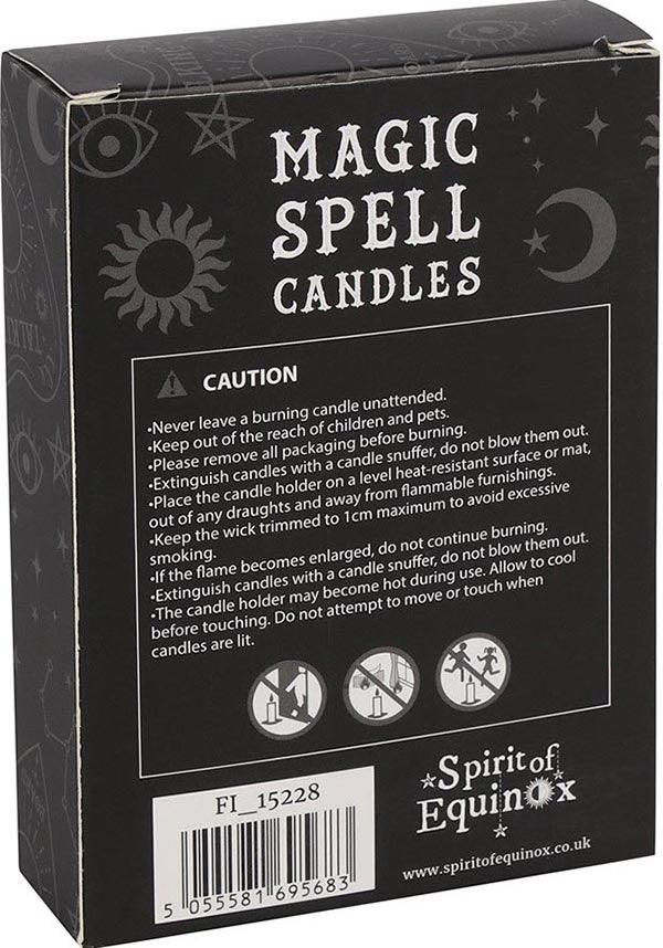 Set of 12 Rich Purple Prosperity Spell Candles