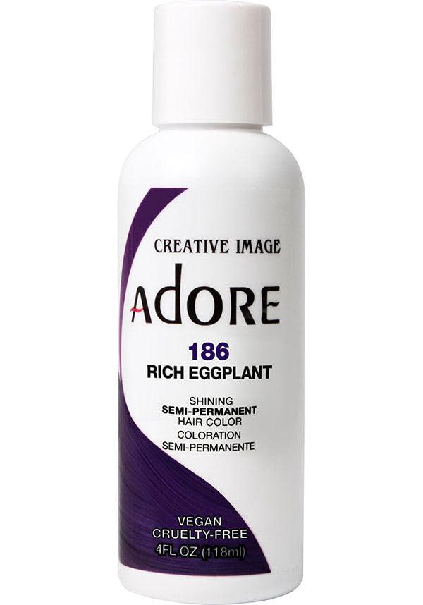 Rich Eggplant Semi - Permanent Hair Colour by Adore