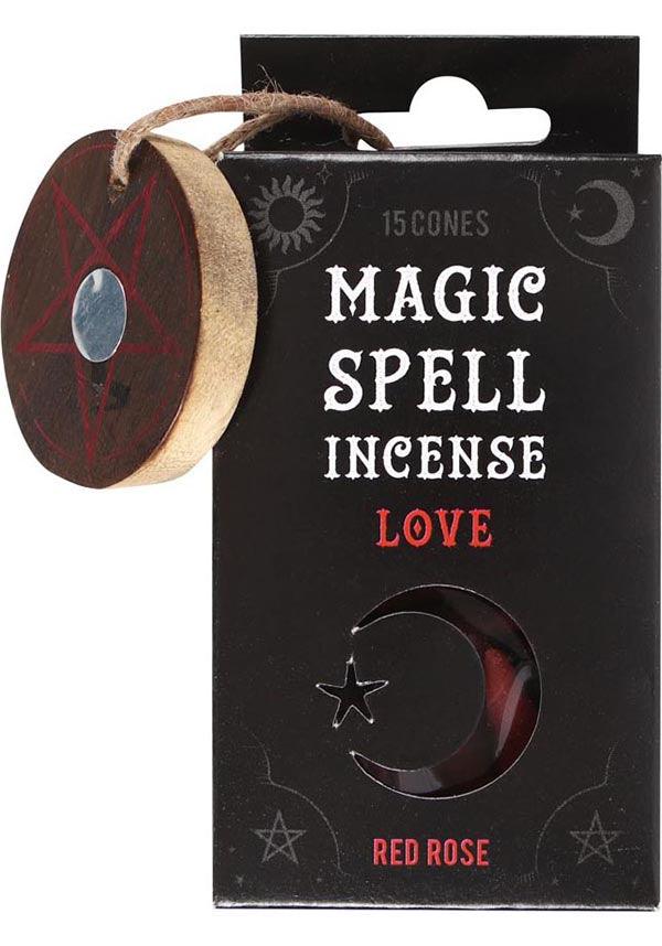 Enchanting Magic Spell Incense Cones with Pentagram Holder