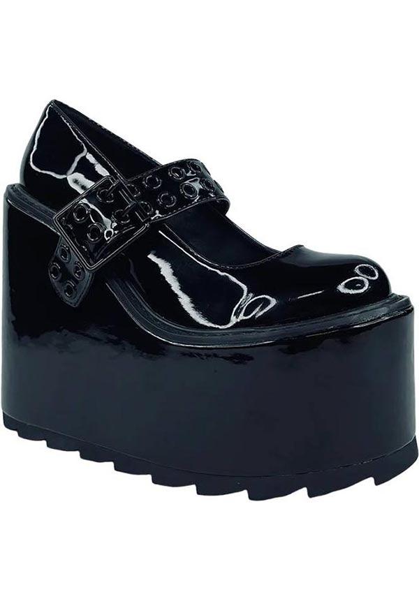 Black Dune Platform Mary Jane Shoes - Final Sale
