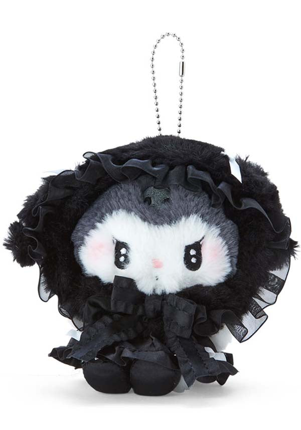 Adorable Fluffy Melokuro Kuromi Mascot from Sanrio's Design Series