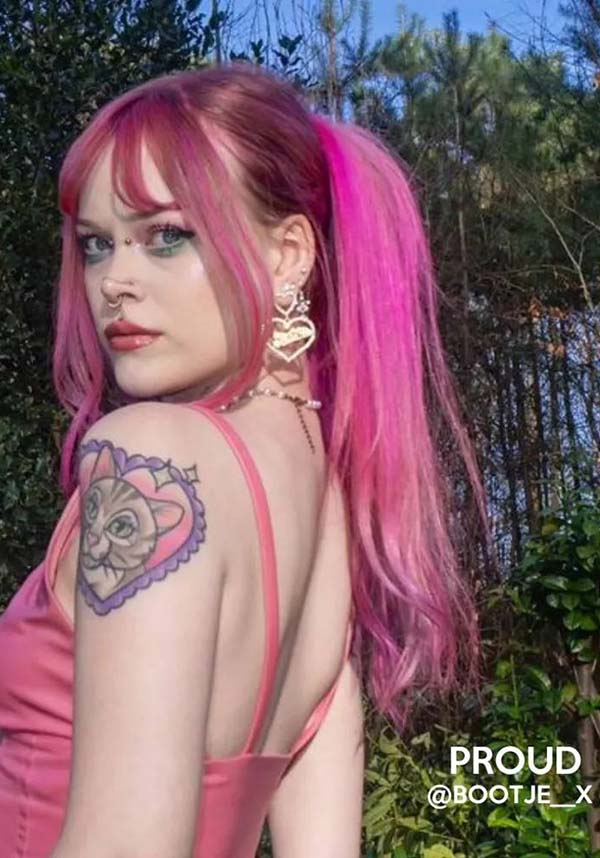 Attitude Proud UV Semi - permanent Bright Bubblegum Pink Hair Colour