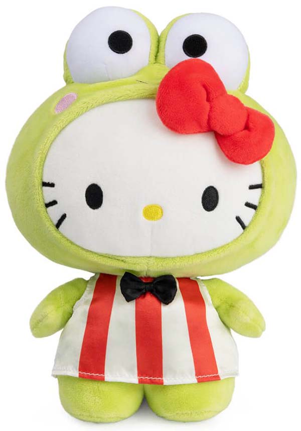 Large-sized Keroppi-themed Hello Kitty Plush Toy Costume