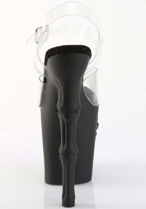 PREORDER! RAPTURE-808 Black Platform Heel Shoes for a Striking Look