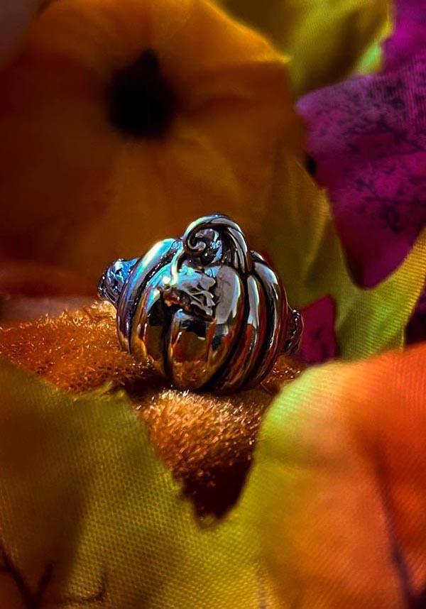 All - Year - Round Stainless Steel Pumpkin - Shaped Ring for Spooky Lovers