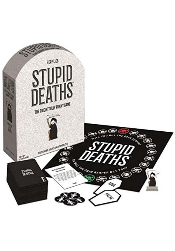 Stupid Deaths: A Hilarious and Dark Board Game for Party Fun