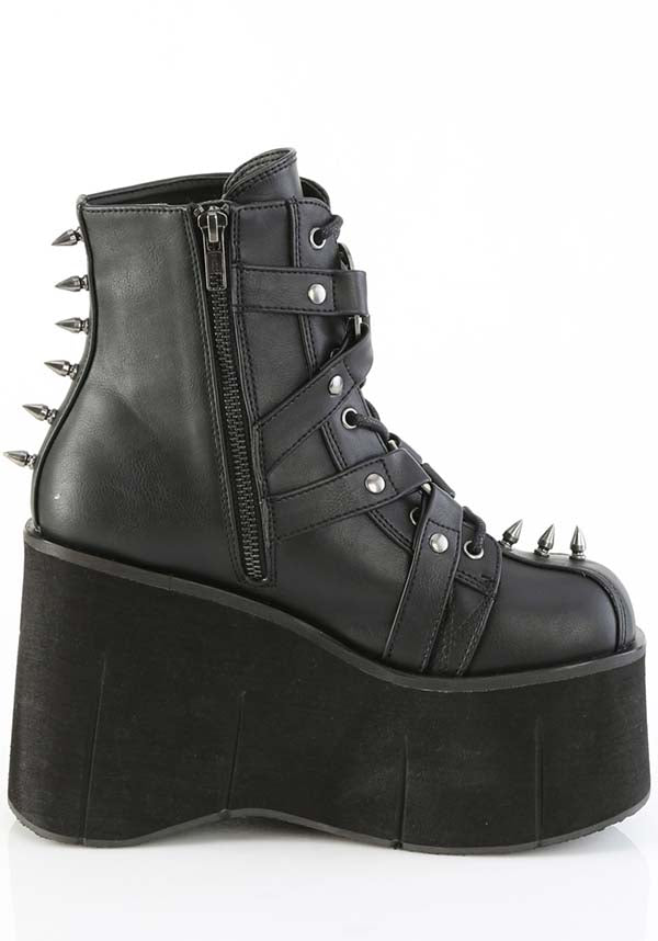 Demonia KERA - 68 Black Platform Ankle Boots for Alternative Fashion (Pre - order)