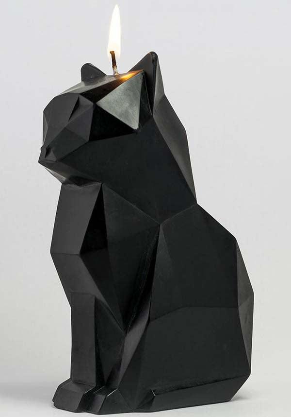 Black Kisa Cat-Shaped Decorative Candle
