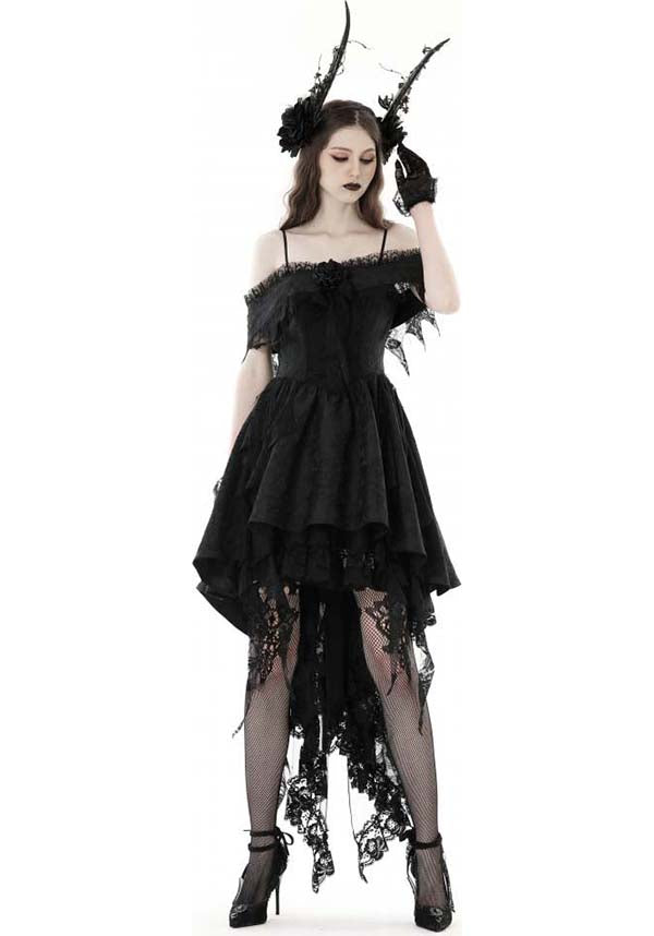 Enchanting Off - the - Shoulder Runaway Princess Polyester Dress