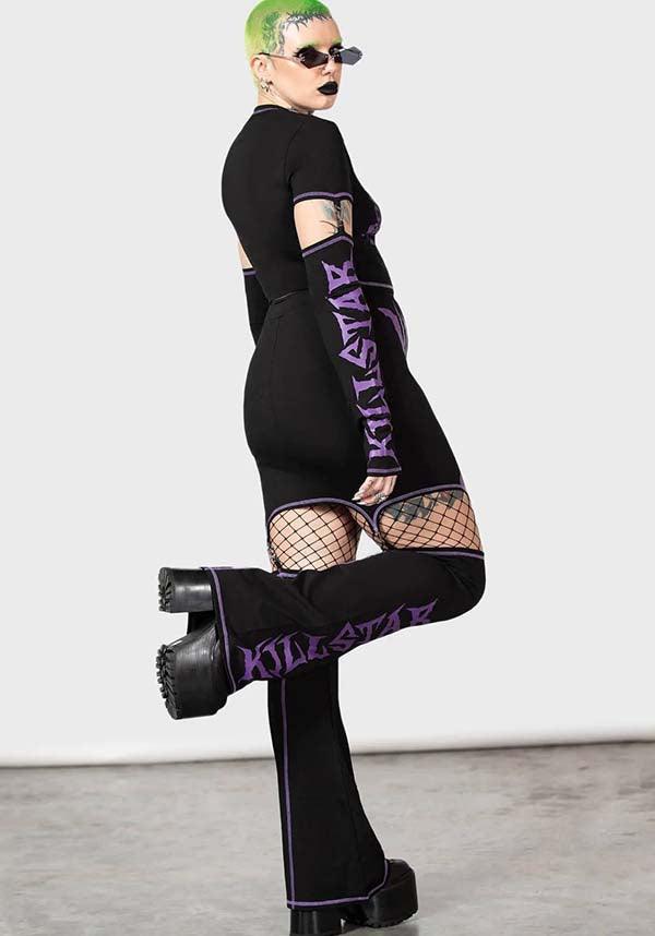 Martyr Brand Suspender Skirt with Detachable Flared Leg Warmers