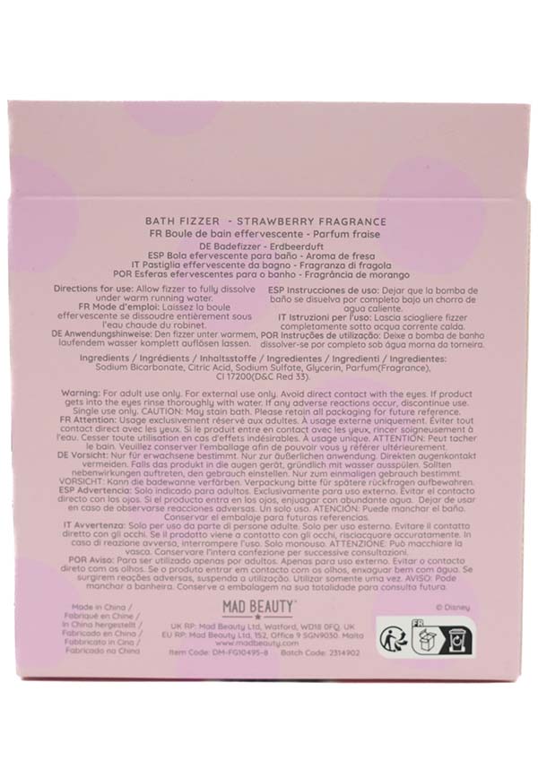 Charming Disney Marie Strawberry Scented Bath Fizzer