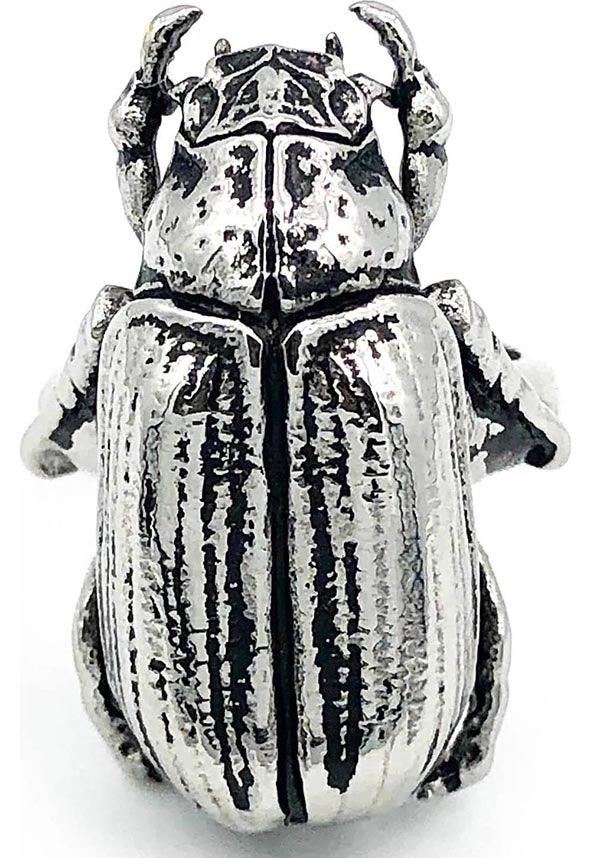 Nature - Inspired Stainless Steel Beetle Ring for Endless Wear