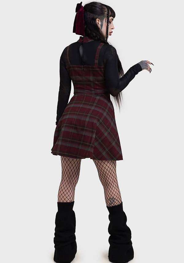 Sable Riot Soft Stretch Check Print Mini Dress