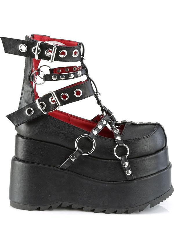 BEAR-28 Black Platform Boots [PREORDER]