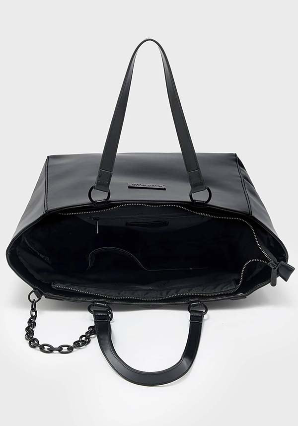 The Krypt Fashionable Polyurethane Bag with Pentagram Design