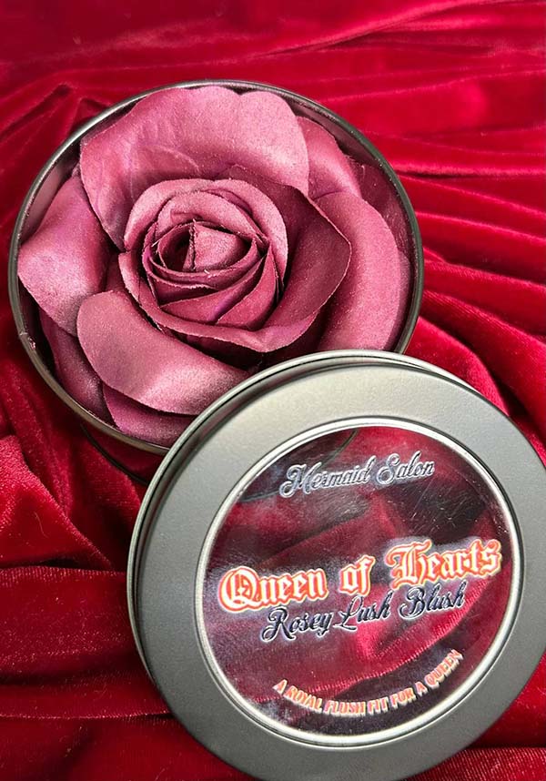 ROSEY LUSH BLUSH - Tea Party Deep Mauve Shimmer Blush