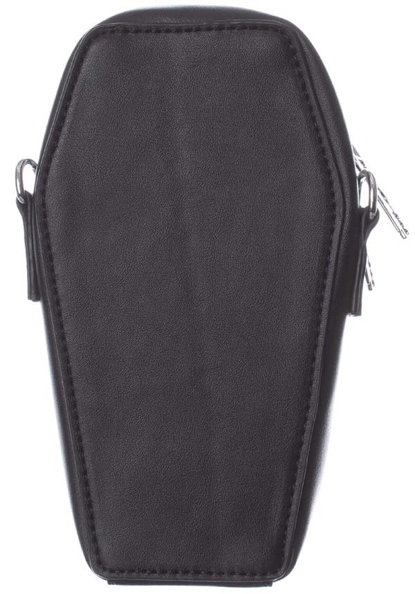 Gothic Style Bat Coffin Shaped Mini Handbag