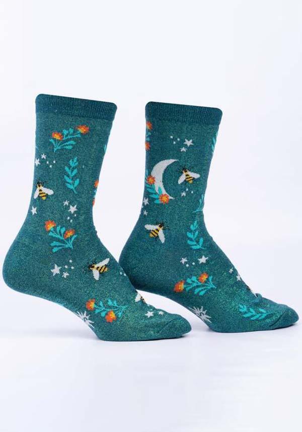 Bee - themed Dazzling Crew Socks for Nature Lovers