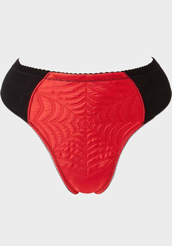 Scarlet Soft-Stretch Spiderweb High-Waisted Panty