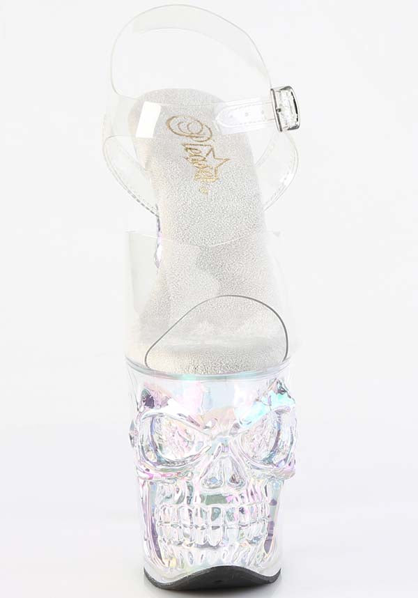 PREORDER - RAPTURE-808HT Clear Platform Heels for a Stunning Look