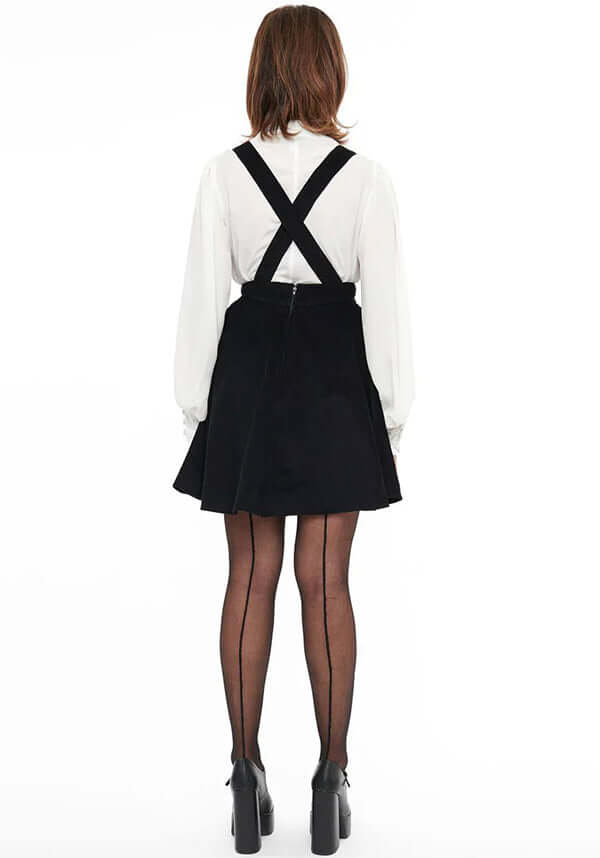 Halloween Jack - O - Lantern Design Pinafore Dress Inspired by 1950s Fashion
