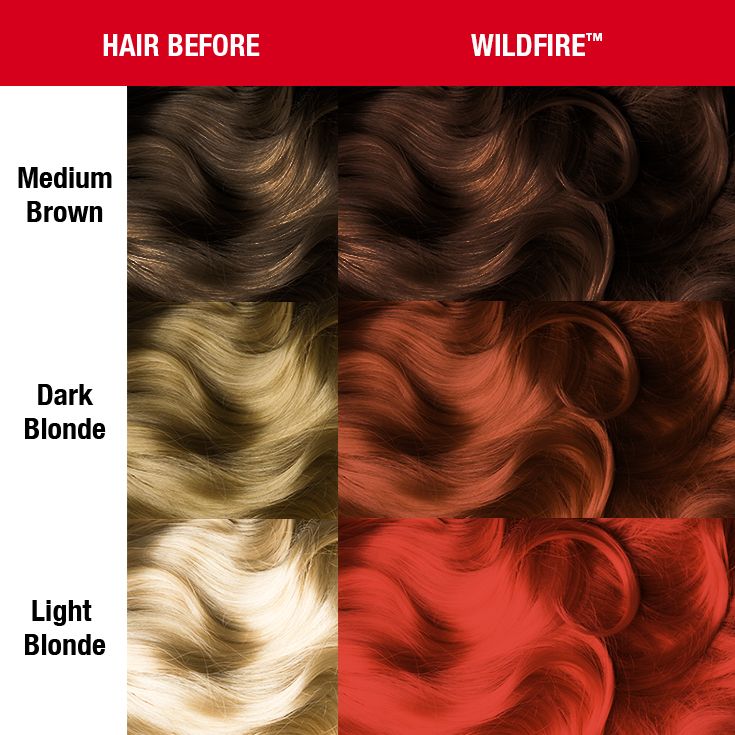 Wildfire Classic Color Semi - Permanent Vegan Hair Dye