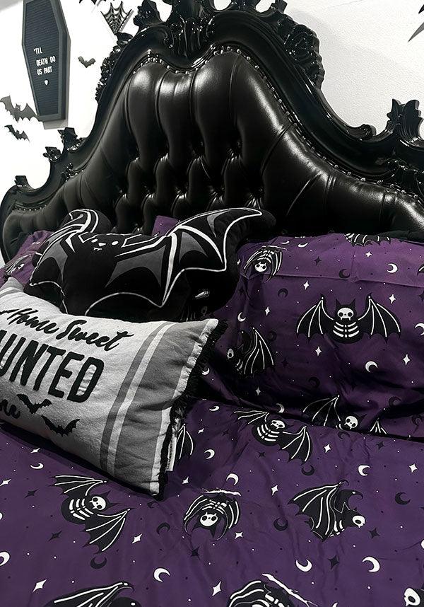 Batty Bones King-Size Quilt Set for Mystical Dreamers