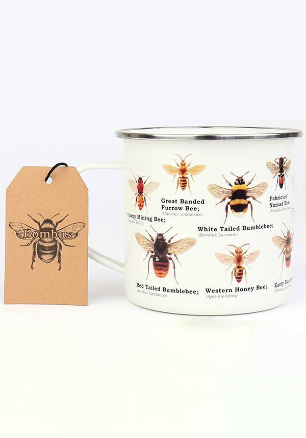 Bee - Stylish Enamel Mug for Bee Lovers