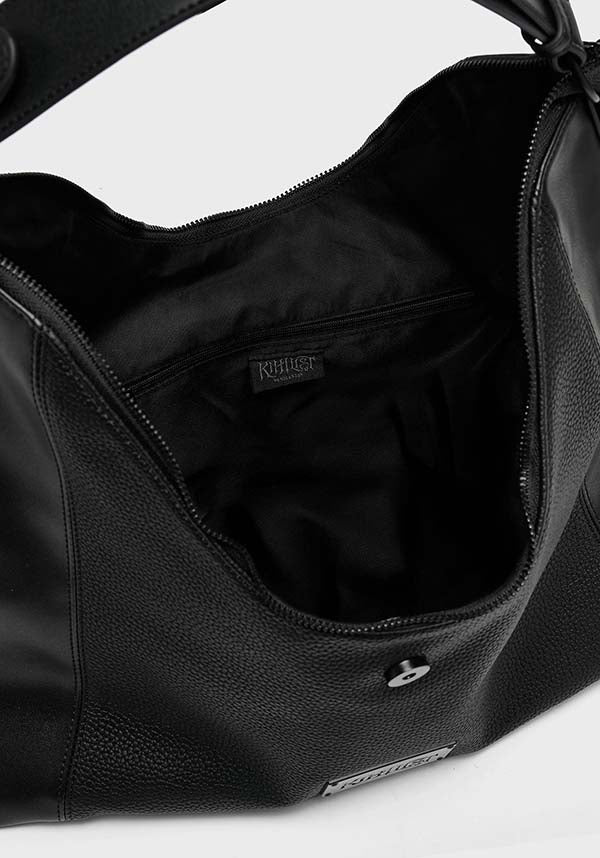 Lunacity Fashionable PU Bag with Custom Moon Hardware
