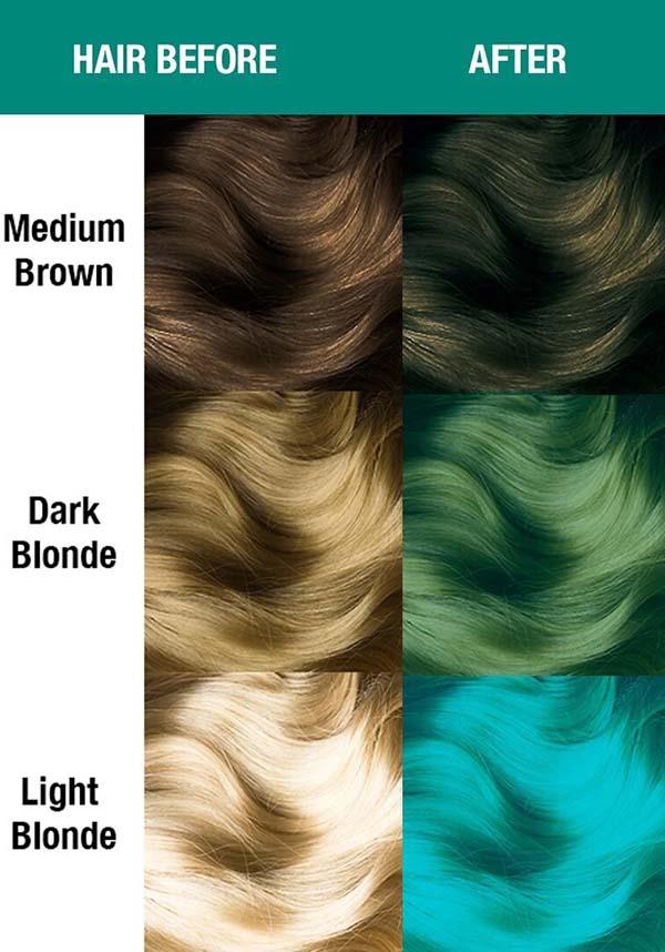 Classic Mermaid - Alluring Cool Ocean Teal Semi - Permanent Hair Color