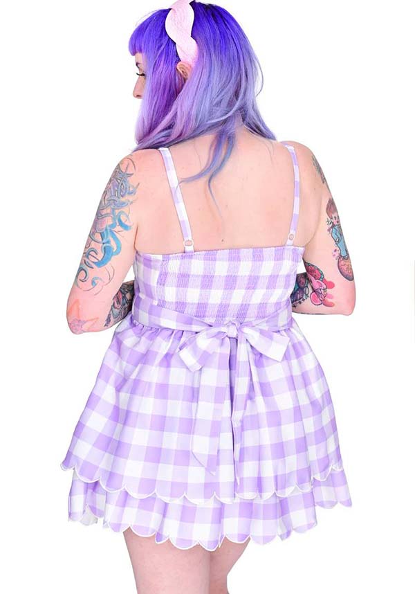 My Violet's Lavender Gingham Best Day Ever Sundress - A Must - Have Summer Dress