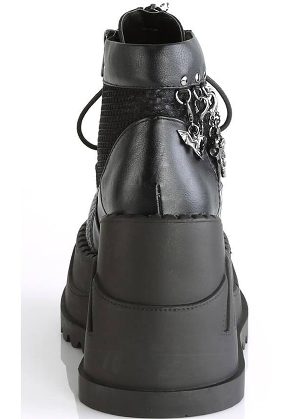 Black STOMP-18 Platform Boots - Preorder Now