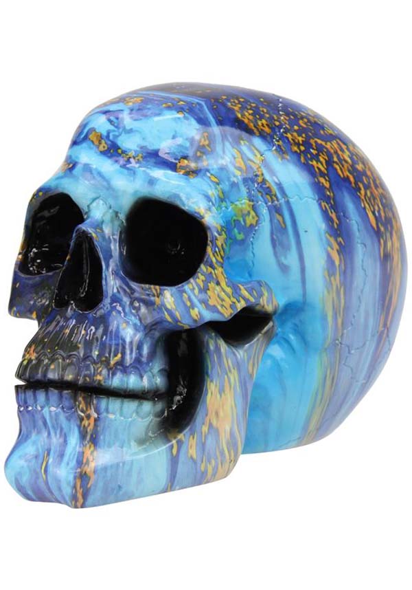 Gothic Decorative Poseidon's Grave Skull Statue
