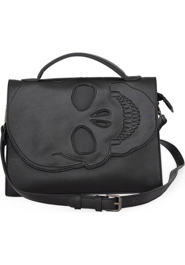 Gothic Style Black Tenebris Shoulder Bag for Alternative Fashion Lovers