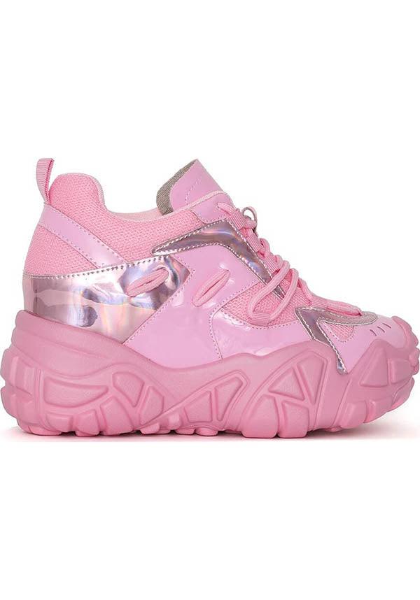 Pink Persimmon 01 Statement Sneakers for Fashion-Forward Individuals