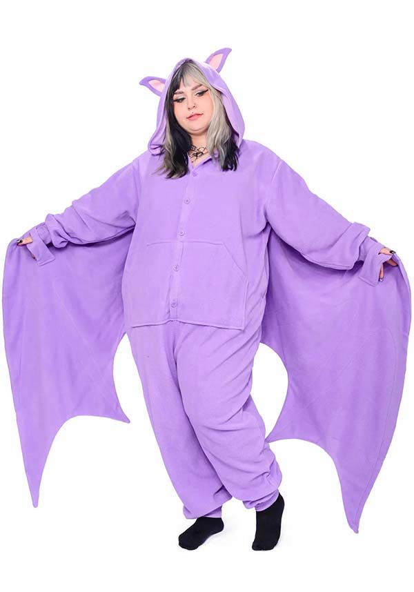 Adorable Taro-themed Fruit Bat Onesie for Fun Nights