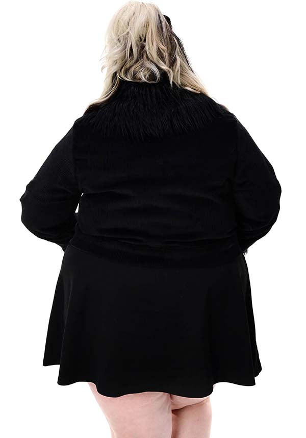 Foxblood's Bailey Black Corduroy Men's/Women's Fashion Jacket