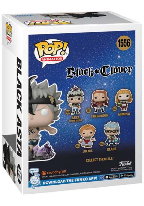 Black Clover Demon Asta Glow-in-the-Dark Collectible POP! Vinyl Figurine [Restricted Sale]