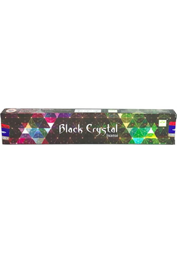 Lucky Black Crystal Incense Sticks for Positive Energy