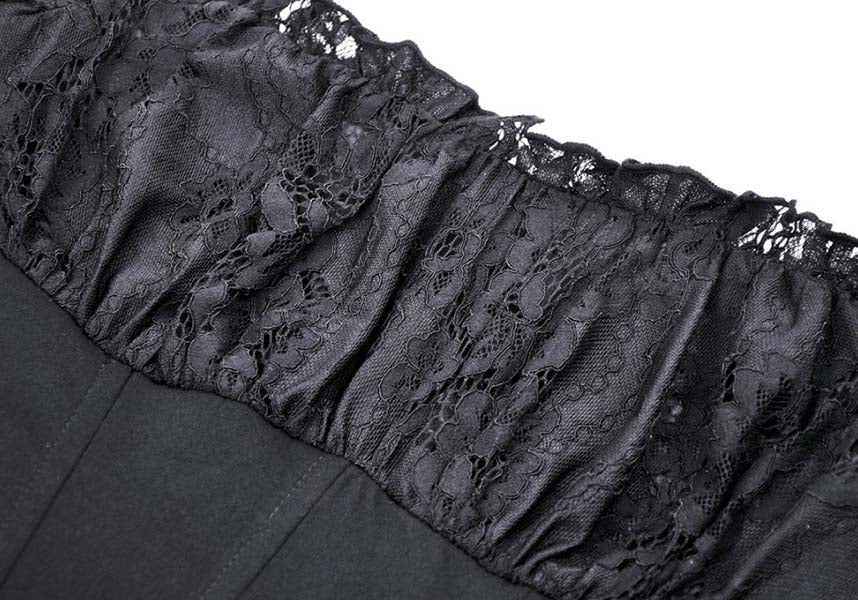 The Enchanting Fae Lace Dovetail Evening Dress
