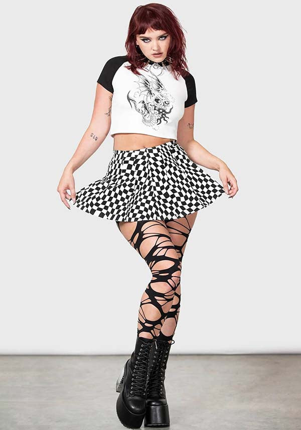 Punk and Wave Style Mini Skirt for Fashion Lovers