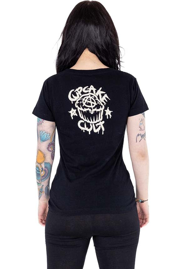 Midnight Kitty Design Cotton T-Shirt for Fashion - Forward Individuals