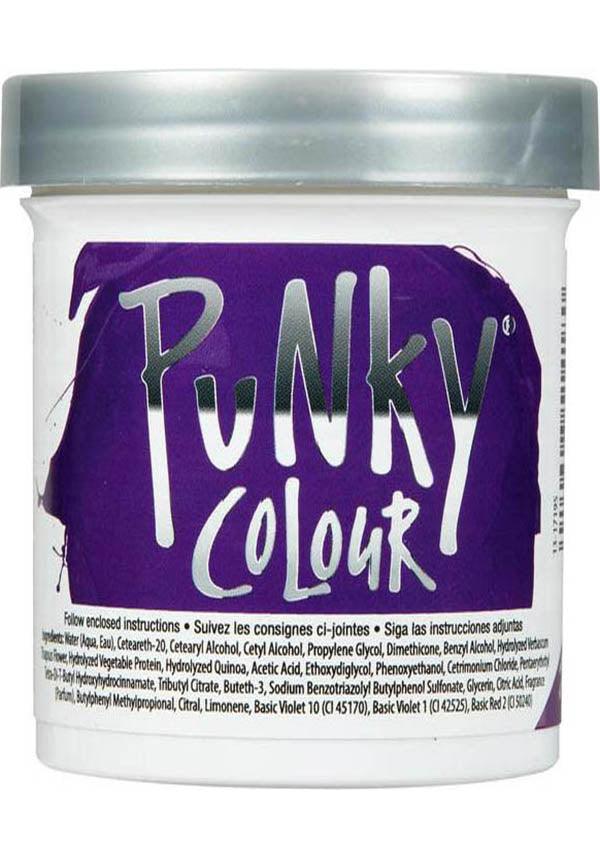 Punky Semi - Permanent Plum Hair Colour for Whimsical Looks