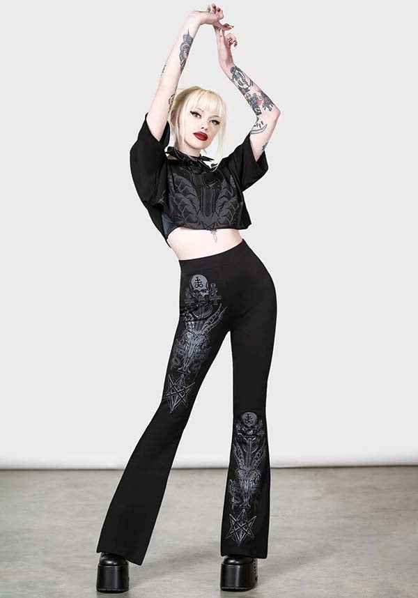 Soft Stretch Cotton Flared Late Dawn FLARES