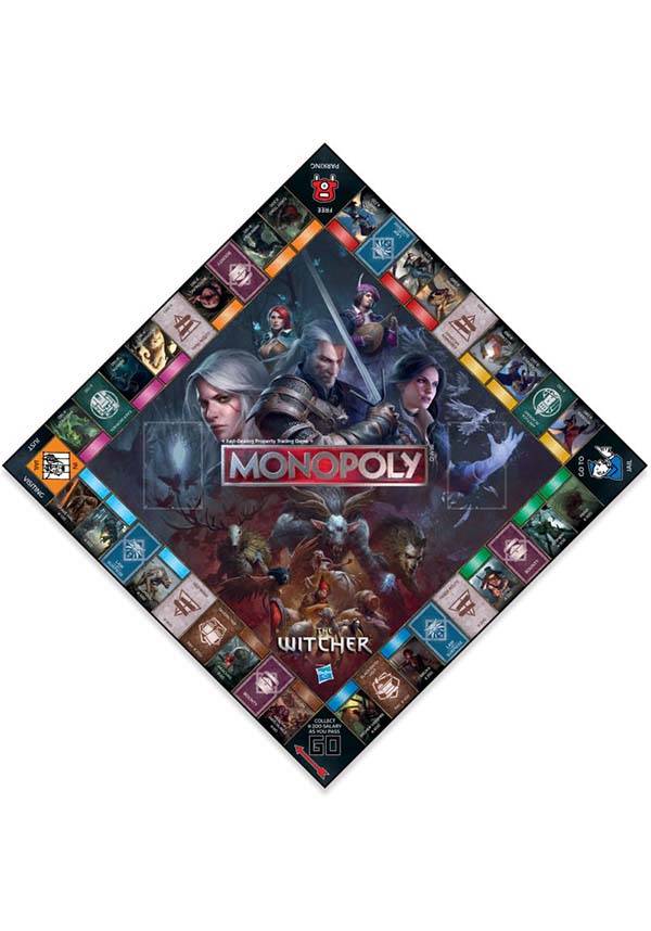 The Witcher Themed MONOPOLY - A Magical Board Game Adventure