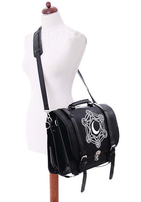 Luna Lover's Dream: Moon - Themed Adjustable Handbag