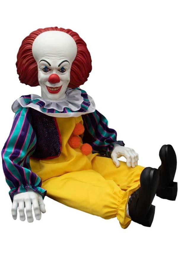 1990 IT Pennywise 18-Inch Rotating Plush Toy - A Creepy Collectible