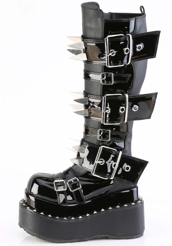 BEAR-215 Black Platform Boots - Preorder Now!