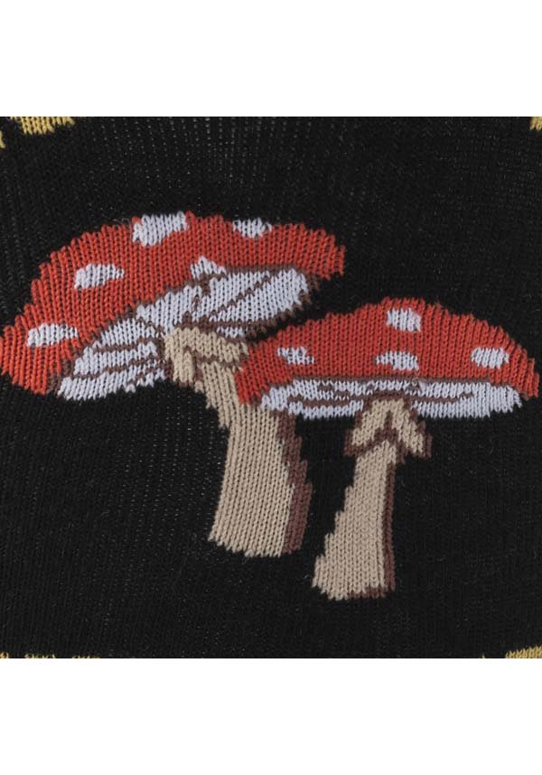 Let That Shiitake Go Themed Knee High Stretch Socks for Both Men and Women